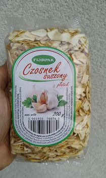 Czosnek suszony płatek | Florpak | 200g